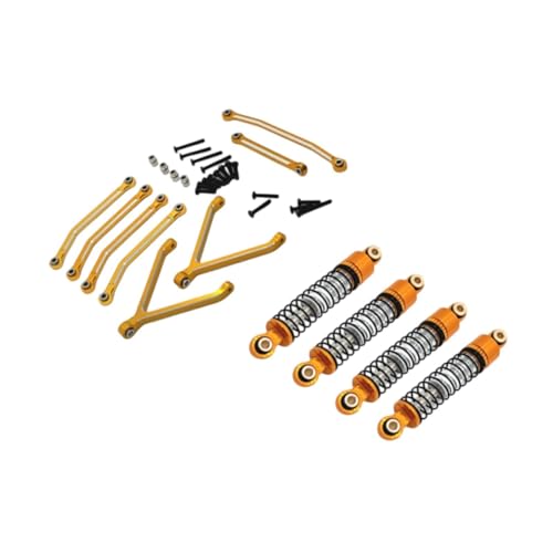 Luwecf Ersatzteile für RC Fcx24, Dämpfer Und Verbindungsset für Modelle Im Maßstab 1:24, Gold Luwecf Ersatzteile für RC Fcx24, Dämpfer Und Verbindungsset für Modelle Im Maßstab 1:24, Gold von Luwecf