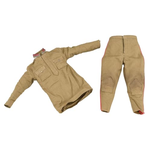 Luwecf Herrenanzug im Maßstab 1:12, Miniaturkleidung, Jacke und Hose, Uniformkostüm für 6-Zoll-Figuren von Luwecf