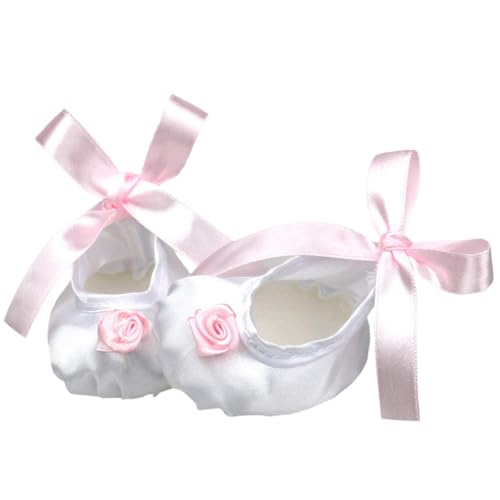 Luwecf Hochwertige Puppenschuhe für 18 Zoll Mädchenpuppen, Tanzaccessoires, Festlich Gestaltet, Weiß Luwecf Hochwertige Puppenschuhe für 18 Zoll Mädchenpuppen, Tanzaccessoires, Festlich Gestaltet, Weiß von Luwecf