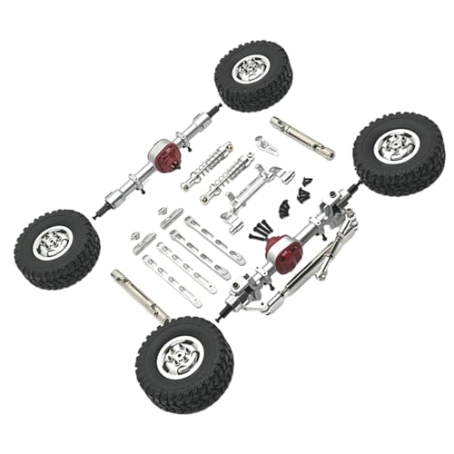 Luwecf Hochwertiges Metall Zubehör für RC Autos Im Maßstab 1:12, Passend für MN82 LC79 MN78, Silber Luwecf Hochwertiges Metall Zubehör für RC Autos Im Maßstab 1:12, Passend für MN82 LC79 MN78, Silber von Luwecf