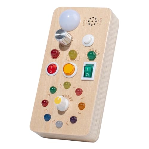 Luwecf Holz Busy Board Sensory Spielzeug Schalter Aktivität Board Pädagogisches für Alter 3 4 5 6 Jahre Luwecf Holz Busy Board Sensory Spielzeug Schalter Aktivität Board Pädagogisches für Alter 3 4 5 6 Jahre von Luwecf