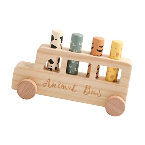 Luwecf Holz Popup Spielzeug Tier Bus Figuren für Dusche Kinder Tag Vorschule Luwecf Holz Popup Spielzeug Tier Bus Figuren für Dusche Kinder Tag Vorschule von Luwecf