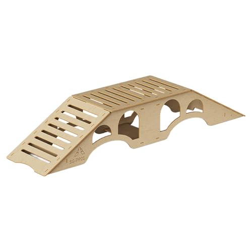 Luwecf Holzbrücke für RC-Modellfahrzeuge im Maßstab 1/18 1/24, Stil A von Luwecf