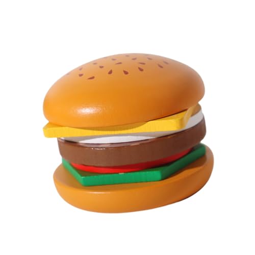 Luwecf Holzspielzeug Zum Stapeln von Lebensmitteln, Aktivität für Vorschulkinder, Lernspielzeug Zum Formenabgleichen, Lebensmittel Puzzles für Die Interaktio, Hamburger Luwecf Holzspielzeug Zum Stapeln von Lebensmitteln, Aktivität für Vorschulkinder, Lernspielzeug Zum Formenabgleichen, Lebensmittel Puzzles für Die Interaktio, Hamburger von Luwecf