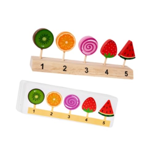 Luwecf Holzspielzeug für Kinder mit Lebensmitteln, Lernspielset, fördert soziale Interaktion, Küchenaccessoires, Lutscher Luwecf Holzspielzeug für Kinder mit Lebensmitteln, Lernspielset, fördert soziale Interaktion, Küchenaccessoires, Lutscher von Luwecf