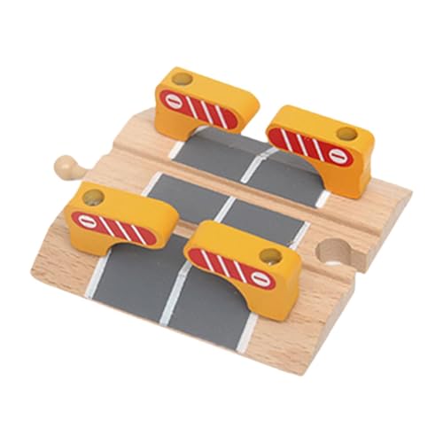 Luwecf Holzspielzeugeisenbahn-Zubehör, Eisenbahn, Eisenbahn-Bauset, Gleise, Spielzeug, Lernspielzeug, Eisenbahnzubehör für Kinder ab 3 Jahren, Süße Straßensperren Luwecf Holzspielzeugeisenbahn-Zubehör, Eisenbahn, Eisenbahn-Bauset, Gleise, Spielzeug, Lernspielzeug, Eisenbahnzubehör für Kinder ab 3 Jahren, Süße Straßensperren von Luwecf