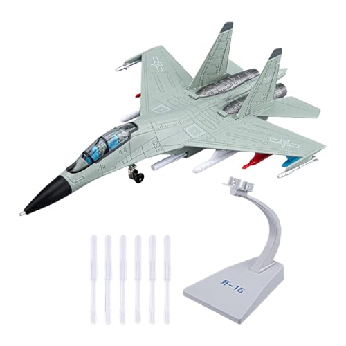Luwecf Kampfjet-Modell 1/81, realistisches Sammlerstück, simuliertes Flugzeug, Spielzeug für Dekoration, Kinderspielzeug, Geschenk, Gedenken, Büro, GrÜn Luwecf Kampfjet-Modell 1/81, realistisches Sammlerstück, simuliertes Flugzeug, Spielzeug für Dekoration, Kinderspielzeug, Geschenk, Gedenken, Büro, GrÜn von Luwecf