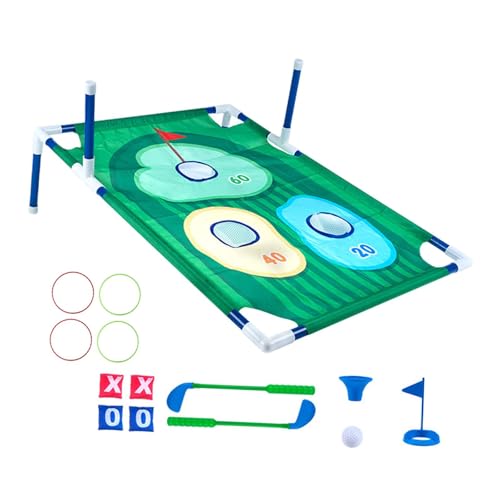 Luwecf Kids Golf Club Toys Set Minigolf Spielen Set Sandsack zum Weihnachtsgeburtstag werfen von Luwecf