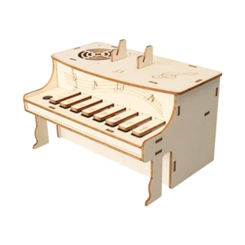 Luwecf Kinder DIY Elektrische Klavier Modellbau Set Holz Einzigartige Pädagogische Handwerk Luwecf Kinder DIY Elektrische Klavier Modellbau Set Holz Einzigartige Pädagogische Handwerk von Luwecf