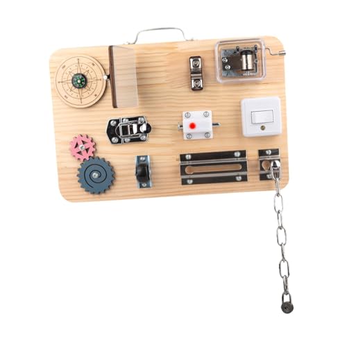 Luwecf Kinder Holz Geschäftige Board Fine Motor Skills Frühschulbildung Zum Geburtstagsgeschenk von Luwecf