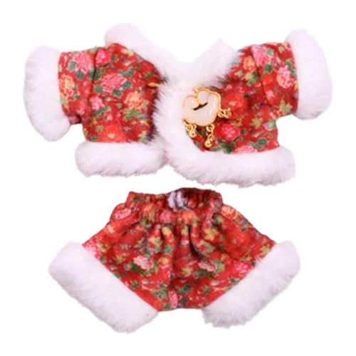 Luwecf Kleidung für Puppen von 15 bis 17 cm, Cartoon-Design, Zubehör für Puppen Luwecf Kleidung für Puppen von 15 bis 17 cm, Cartoon-Design, Zubehör für Puppen von Luwecf