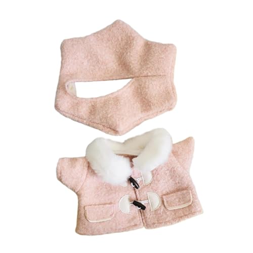 Luwecf Kostüme für Puppen mit Mantel und Hut, kreative Spielmöglichkeiten für Kinder, Ankleide-Set für 37 cm, Rosa Luwecf Kostüme für Puppen mit Mantel und Hut, kreative Spielmöglichkeiten für Kinder, Ankleide-Set für 37 cm, Rosa von Luwecf