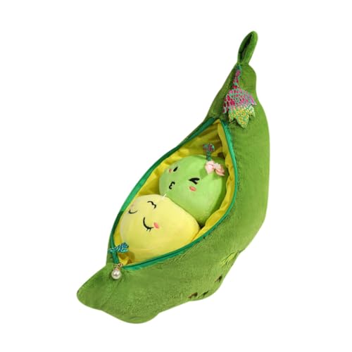Luwecf Kuscheltierbohne Im Zipper Pod für Kinderzimmer Dekoration, 38 cm Bohnen von Luwecf