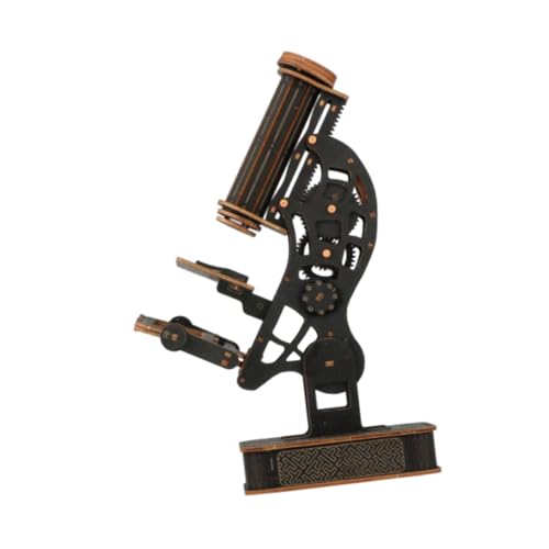Luwecf Mikroskop Modell Puzzle DIY Asssmebly Montessori Spielzeug Intelligenz Spielzeug für Geburtstagsgeschenke, Schwarz Luwecf Mikroskop Modell Puzzle DIY Asssmebly Montessori Spielzeug Intelligenz Spielzeug für Geburtstagsgeschenke, Schwarz von Luwecf
