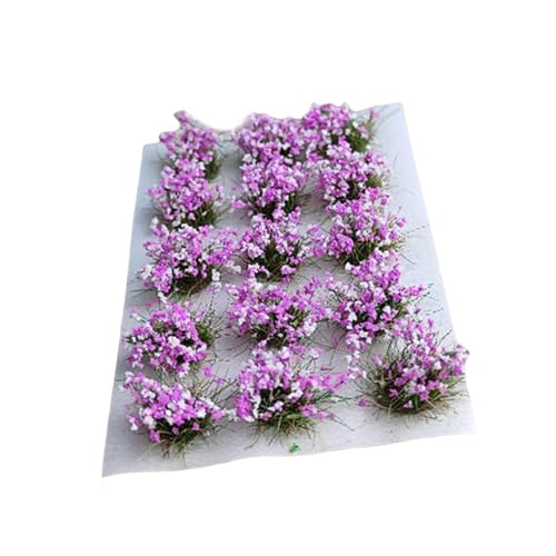 Luwecf Miniatur-Blumenarrangements für Modellbahnen, Vegetationsgruppen und Grasbüschel, Dunkles Lila Luwecf Miniatur-Blumenarrangements für Modellbahnen, Vegetationsgruppen und Grasbüschel, Dunkles Lila von Luwecf