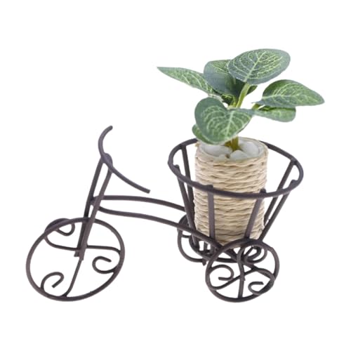 Luwecf Miniatur Dollhouse Pflanze Feengarten Ornament Miniatur Bonsai mit Ständer von Luwecf