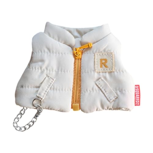 Luwecf Miniatur-Kostüme aus Baumwolle für Puppen, Zubehör und Outfits für 10–15 cm große Puppen, Neujahrsgeschenke, Weiß Luwecf Miniatur-Kostüme aus Baumwolle für Puppen, Zubehör und Outfits für 10–15 cm große Puppen, Neujahrsgeschenke, Weiß von Luwecf