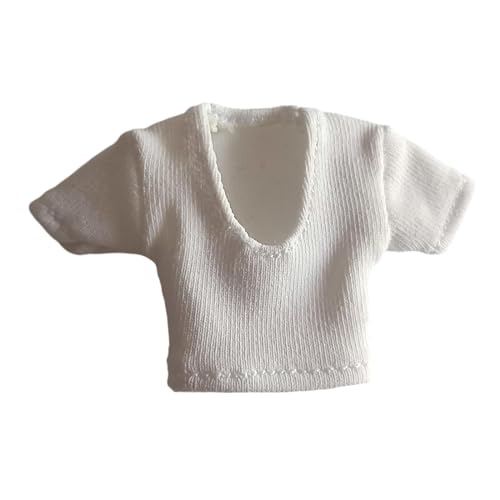 Luwecf Miniatur Puppenkleidung für 1:12 Maßstab, Elegante Outfits für Sammlerinnen, Weiß von Luwecf
