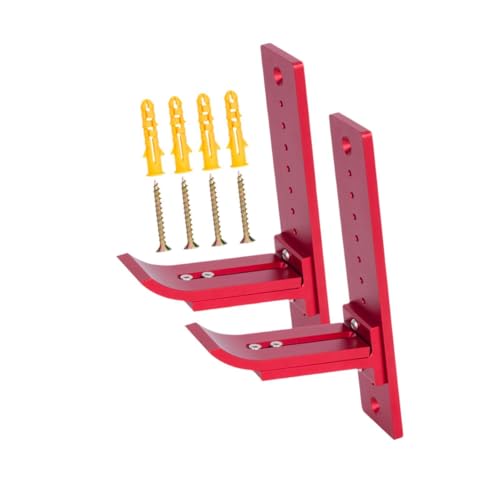 Luwecf Modellauto-Wandregal mit Schraube für Fahrzeuge im Maßstab 1/18 bis 1/5, Rot Luwecf Modellauto-Wandregal mit Schraube für Fahrzeuge im Maßstab 1/18 bis 1/5, Rot von Luwecf