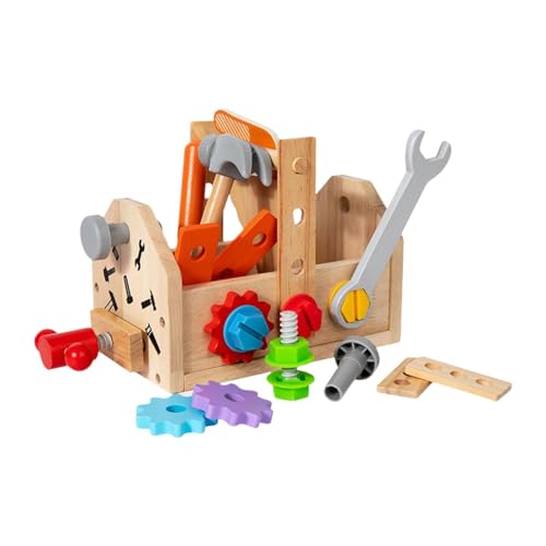 Luwecf Montessori-Werkzeugset für Kinder, Lernspielzeug mit Konstruktionsmöglichkeiten, Geschenkideen Luwecf Montessori-Werkzeugset für Kinder, Lernspielzeug mit Konstruktionsmöglichkeiten, Geschenkideen von Luwecf