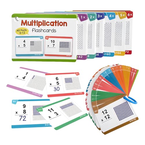 Luwecf Multiplikations Flash Karten 0 12 Flashcards Wiederverwendbare Visuell Unterstützte Arithmetik Luwecf Multiplikations Flash Karten 0 12 Flashcards Wiederverwendbare Visuell Unterstützte Arithmetik von Luwecf