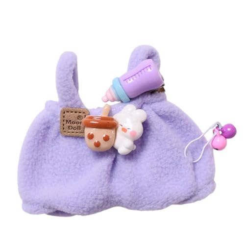 Luwecf Puppen-Strampler, Puppenkleidung, praktische Fantasie für kleine Mädchen, Puppen-Outfits mit Anhänger, zum Verkleiden für 17-cm-Puppen, Lila Luwecf Puppen-Strampler, Puppenkleidung, praktische Fantasie für kleine Mädchen, Puppen-Outfits mit Anhänger, zum Verkleiden für 17-cm-Puppen, Lila von Luwecf