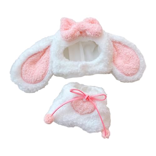 Luwecf Puppenkleidung aus Plüsch für Puppen von 15–17 cm, Hasenkostüm-Set, Outfit für Fotos Luwecf Puppenkleidung aus Plüsch für Puppen von 15–17 cm, Hasenkostüm-Set, Outfit für Fotos von Luwecf