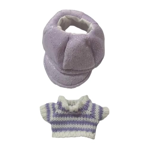 Luwecf Puppenkostüm mit Pullover und Mütze, Miniaturkleidung für 20 cm große Puppen, Geschenke zu besonderen Anlässen Luwecf Puppenkostüm mit Pullover und Mütze, Miniaturkleidung für 20 cm große Puppen, Geschenke zu besonderen Anlässen von Luwecf