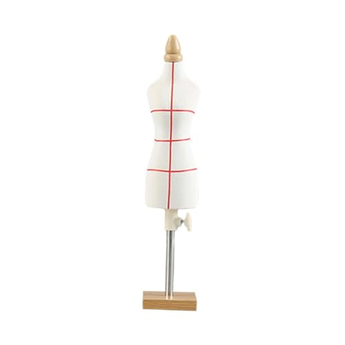 Luwecf Puppenmodell für Näharbeiten mit Ständer, 26 cm und quadratische Basis von Luwecf