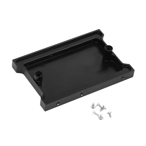 Luwecf RC Auto Heckplatte Zubehör für 1/12 MN99S MN98 Kletterfahrzeuge, Schwarz von Luwecf
