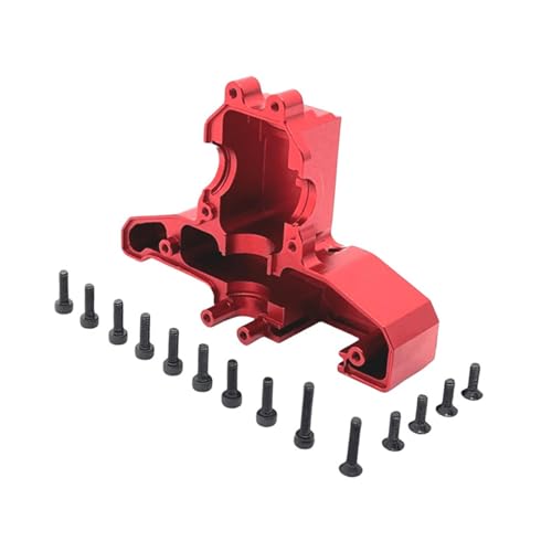 Luwecf RC Auto Hinten Unten Chassis Platte Leichte Upgrade Ersatzteile Aluminium DIY ACCS für 1/14 14301, Rot Luwecf RC Auto Hinten Unten Chassis Platte Leichte Upgrade Ersatzteile Aluminium DIY ACCS für 1/14 14301, Rot von Luwecf