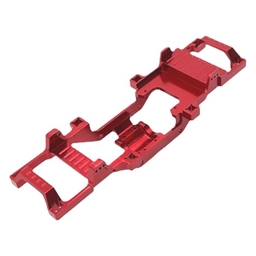 Luwecf RC Chassis Rahmen für Crawler Fahrzeuge, MS RC Autoteile, Rot von Luwecf