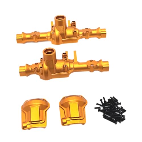Luwecf RC Front Achse Shell Upgrade Teilzubehör RC -Autoteile für R1002 1/10 Skala, Gold von Luwecf