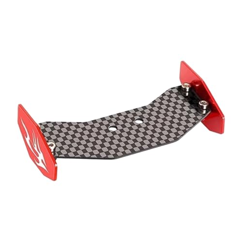 Luwecf RC Heckspoiler Ersatzkomponenten für LKW, Montagezubehör, DIY Reparatur, Kohlefaser, Rot Luwecf RC Heckspoiler Ersatzkomponenten für LKW, Montagezubehör, DIY Reparatur, Kohlefaser, Rot von Luwecf