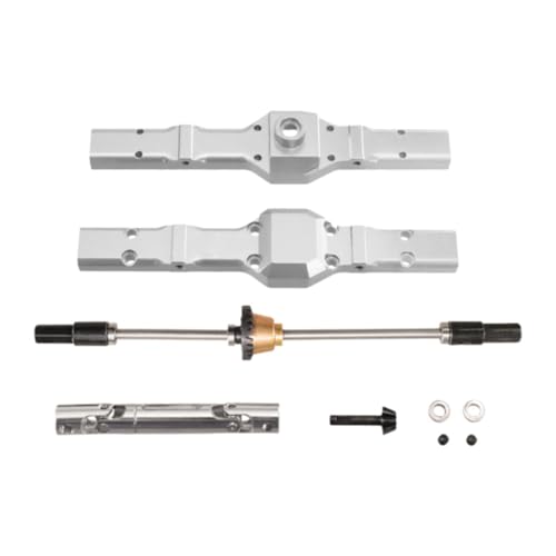 Luwecf RC Hinterachsantriebseinheit mit Welle, Differential Kit für 1/16 C34, Argent von Luwecf