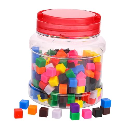 Luwecf Rechenwürfel Zählwürfel Und Bauklötze Als Lernspielzeug Zentimeterwürfel mit Glatten Kanten Zum Sicheren Greifen für Den Mathematikunterricht, 300 Stück Luwecf Rechenwürfel Zählwürfel Und Bauklötze Als Lernspielzeug Zentimeterwürfel mit Glatten Kanten Zum Sicheren Greifen für Den Mathematikunterricht, 300 Stück von Luwecf