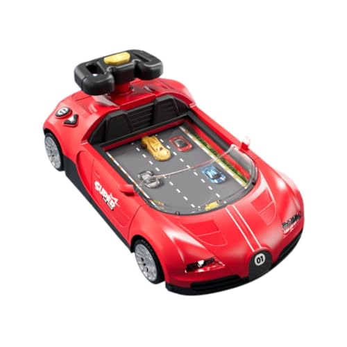 Luwecf Rennspielzeug für Kinder mit Interaktivem Sound, Abenteuer Rennspiel für Jungen Und Mädchen, Rot Luwecf Rennspielzeug für Kinder mit Interaktivem Sound, Abenteuer Rennspiel für Jungen Und Mädchen, Rot von Luwecf