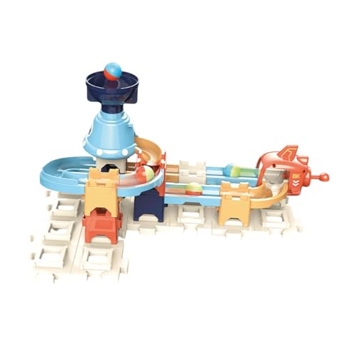 Luwecf Rennstrecke Bausteine Set Konstruktionsspielzeug für Kinder Ab 4 Jahren, Style B von Luwecf