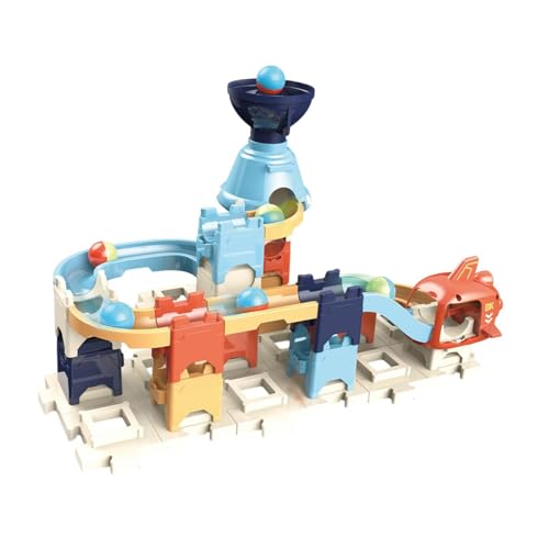 Luwecf Rennstrecke Bausteine Set Konstruktionsspielzeug für Kinder Ab 4 Jahren, Style C von Luwecf