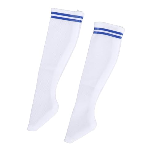 Luwecf Schlauchsocken Im Maßstab 1/6, Lässiger Schlauchstrumpf, Stilvolle Mini Sportsocken, Puppen Anziehsachen für 12 Zoll Actionfiguren Weiblicher Puppen, Gestreiftes blaues Crew Luwecf Schlauchsocken Im Maßstab 1/6, Lässiger Schlauchstrumpf, Stilvolle Mini Sportsocken, Puppen Anziehsachen für 12 Zoll Actionfiguren Weiblicher Puppen, Gestreiftes blaues Crew von Luwecf
