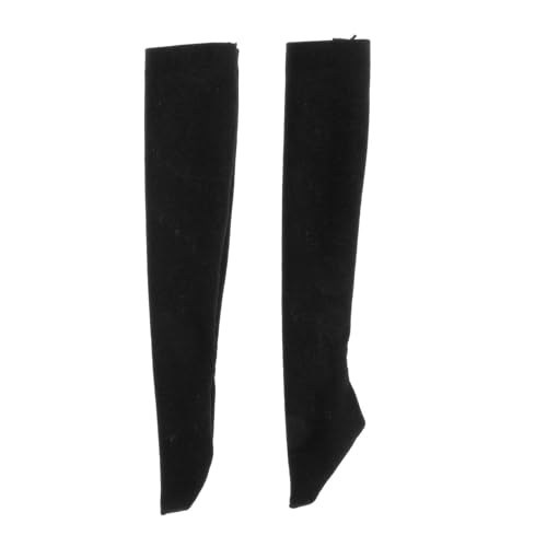 Luwecf Schlauchsocken Im Maßstab 1/6, Lässiger Schlauchstrumpf, Stilvolle Mini Sportsocken, Puppen Anziehsachen für 12 Zoll Actionfiguren Weiblicher Puppen, schwarz Hoch Luwecf Schlauchsocken Im Maßstab 1/6, Lässiger Schlauchstrumpf, Stilvolle Mini Sportsocken, Puppen Anziehsachen für 12 Zoll Actionfiguren Weiblicher Puppen, schwarz Hoch von Luwecf