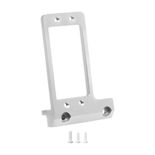 Luwecf Servo Halterung für Die Lenkung Als RC Crawler Ersatzteil Und Chassis Upgrade Zubehör Aus Langlebiger Aluminiumlegierung für Eine Optimierte Geländegä, Silber Luwecf Servo Halterung für Die Lenkung Als RC Crawler Ersatzteil Und Chassis Upgrade Zubehör Aus Langlebiger Aluminiumlegierung für Eine Optimierte Geländegä, Silber von Luwecf