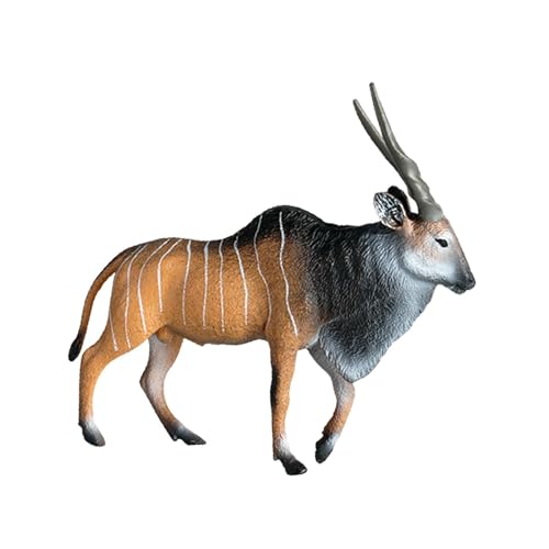 Luwecf Simulation Wildlife Tier Modell Ornament Realistische Geburtstag Geschenk Tier Figur, Antilopenmodell von Luwecf