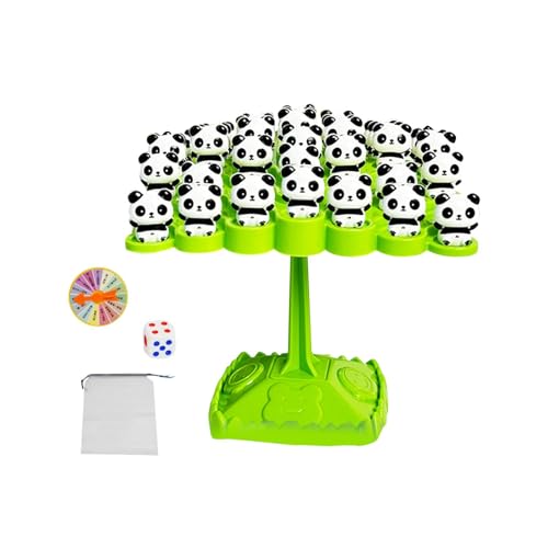 Luwecf Spiel, Baumspielzeug für, Valentinstagsgeschenke, Interaktives Balancierspielzeug für 3, 4, 5 Und 6 Jährige, Hand Auge Koordination, 50 Pandas von Luwecf