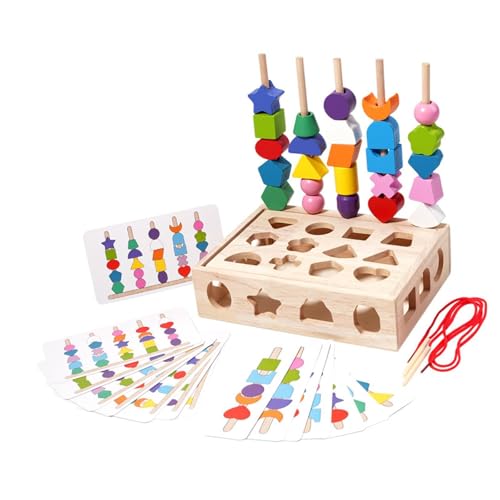 Luwecf Spielzeug Perle Sequencing Set Stapeln Blöcke für Kleinkinder Kinder Luwecf Spielzeug Perle Sequencing Set Stapeln Blöcke für Kleinkinder Kinder von Luwecf