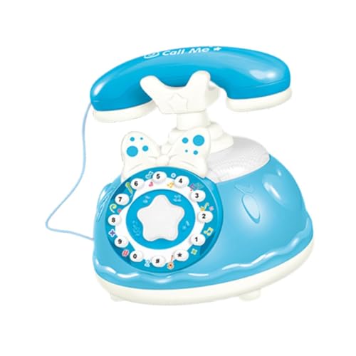 Luwecf Spielzeugtelefon für Kinder, Interaktives Babyspielzeug, Rollenspielgerät für Kleinkinder, Blau Luwecf Spielzeugtelefon für Kinder, Interaktives Babyspielzeug, Rollenspielgerät für Kleinkinder, Blau von Luwecf