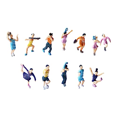 Luwecf Sportfiguren Im Miniaturformat, Puppen für Szenendekoration, Kleine Menschen für Diorama, 2.5CM Luwecf Sportfiguren Im Miniaturformat, Puppen für Szenendekoration, Kleine Menschen für Diorama, 2.5CM von Luwecf