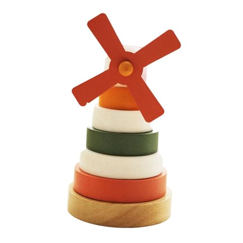 Luwecf Stapelturm Spielzeug, Stapelringe Aus Holz, Spielzeug für Kinder Im Alter von 3, 4, 5, 6 Jahren Luwecf Stapelturm Spielzeug, Stapelringe Aus Holz, Spielzeug für Kinder Im Alter von 3, 4, 5, 6 Jahren von Luwecf