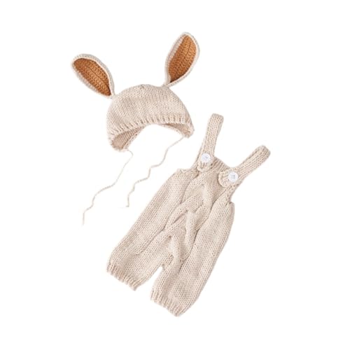 Luwecf Strick Kostüm Set Strick -Hasenanzug Bekleidungshose für Mädchen und Jungen Neugeborene Luwecf Strick Kostüm Set Strick -Hasenanzug Bekleidungshose für Mädchen und Jungen Neugeborene von Luwecf