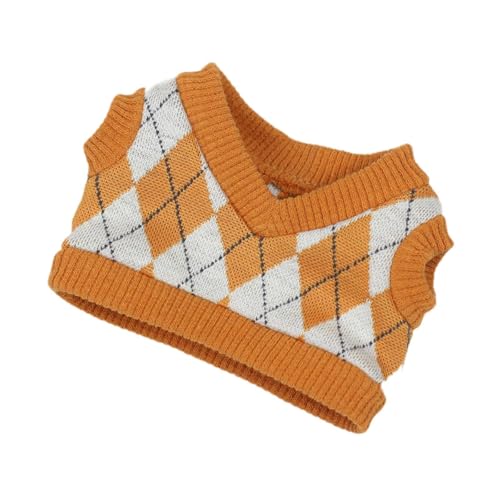 Luwecf Stylische Bekleidung für Plüschfiguren, Strickware für Kuscheltiere, Gelbes Gitter Luwecf Stylische Bekleidung für Plüschfiguren, Strickware für Kuscheltiere, Gelbes Gitter von Luwecf